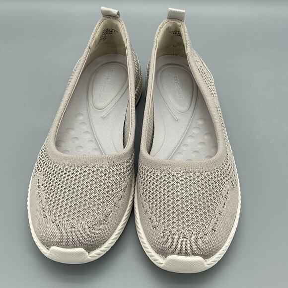 NEW Easy Spirit Women’s Glitz Casual Slip-on Walking Shoes Silver Size 7.5WW - Picture 3 of 10